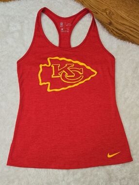 Nike NFL Team KC Chiefs Tank Top, Womens Small
